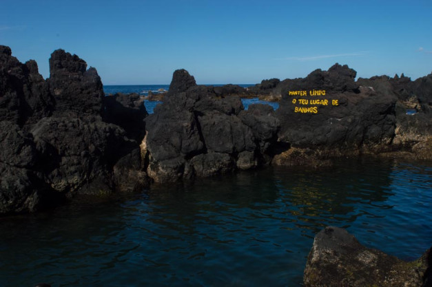 Piscinas naturales de Biscoitos en Terceira