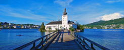 Castillo en el Lago de Gmunden