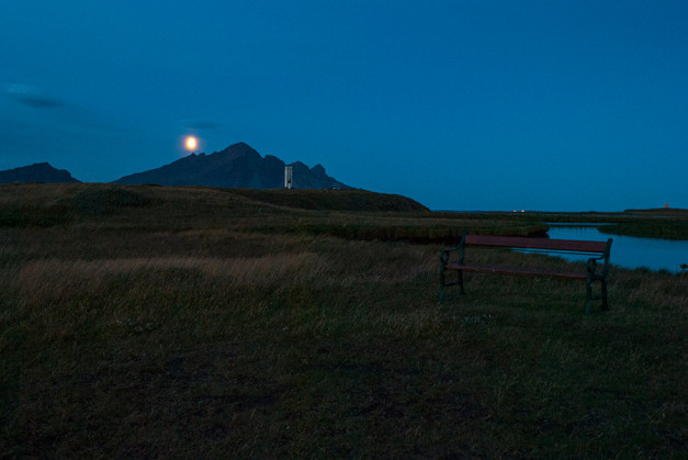 Paisaje en Höfn, Islandia