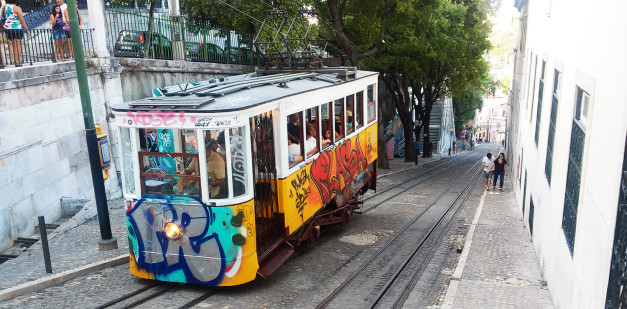 Tranvías y funiculares de Lisboa.