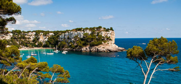 La cala Galdana en Menorca